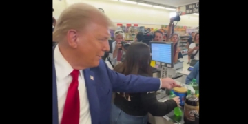 Trump Helps Out: Gives $100 to Mom of 3 for Groceries in Candid Moment