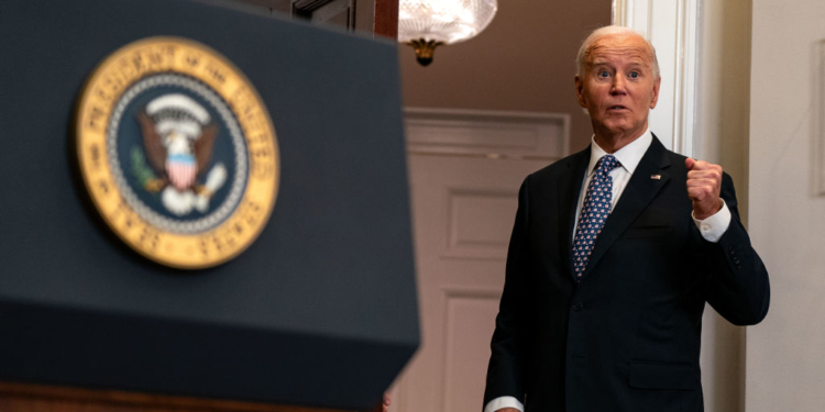 Biden Cracks Joke After Being Asked About Dropping Out of the Race