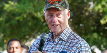 Bill Clinton Takes Swipe at Trump Over Laken Riley Murder While Campaigning for Harris