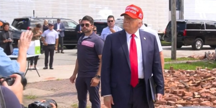 Trump Putting Up Linemen In One Of His Florida Resorts As Hurricane Milton Bears Down On State