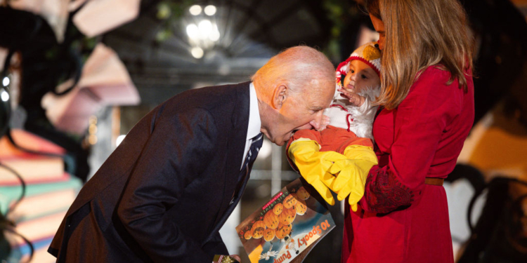 Biden Sparks Reaction After Pretending to Bite Babies During WH Halloween Event