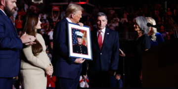 Father of Slain Marine Vet Talks at Trump Rally