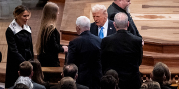 Pence Reveals What Was Said in Trump Exchange at Carter Funeral