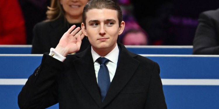 Video: Crowd Roars for Barron Trump At Inauguration Celebration