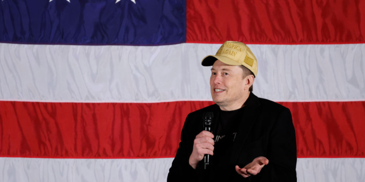 Trump Asked About Time Magazine Cover of Musk Sitting Behind Resolute Desk