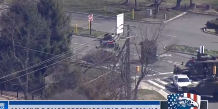 Breaking: Massive Police Presence Near CIA Headquarters for ‘Barricade Incident’