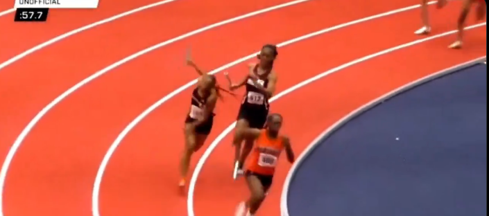 Track Star Bashed Over Head By Opponent With Baton