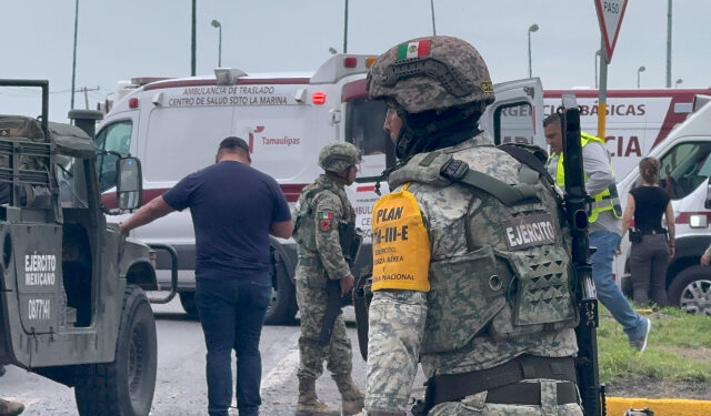 Ocho Sicarios del CDG Heridos Tras Choque en Camión Militar en Tamaulipas