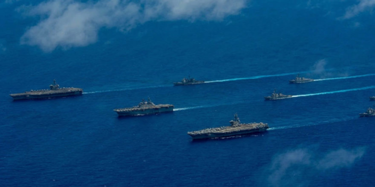 Iran, Russia And China Stage Show Of Force Near US Warships As Nuclear Talks Wrap