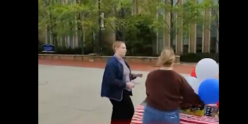 Student Accused of Vandalizing TPUSA Campus Booth While Making Chilling Remark